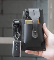 Retro Belt Waist Fashionable Bag-Black