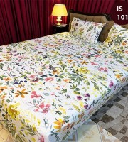 ৩ পিসের ১০০% টুইল  বেডসিট সেট - ১০১