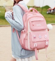 Kids Backpack Children School Bags for Girls Orthopedic Waterproof Primary Schoolbag Book Bag (pink)