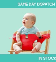 Folding Baby High Seat [ Red colour ]
